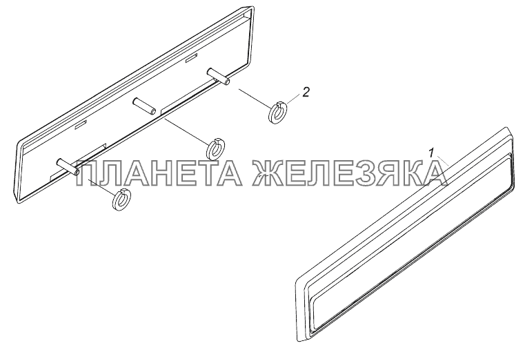 43118-8212008-01 Установка боковых заводских знаков КамАЗ-43118 (Евро 4)