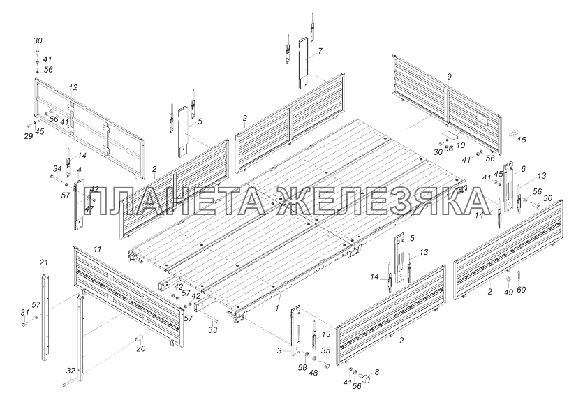 43118-8500010-70 Платформа КамАЗ-43118 (Евро 4)