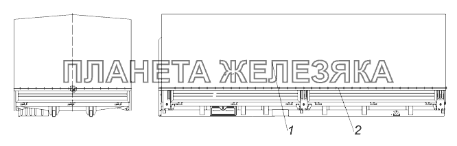 43118-8508312-70 Установка тента КамАЗ-43118 (Евро 4)