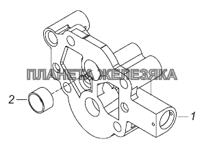 740.11-1011019-01 Крышка масляного насоса КамАЗ-43118 (Евро 4)