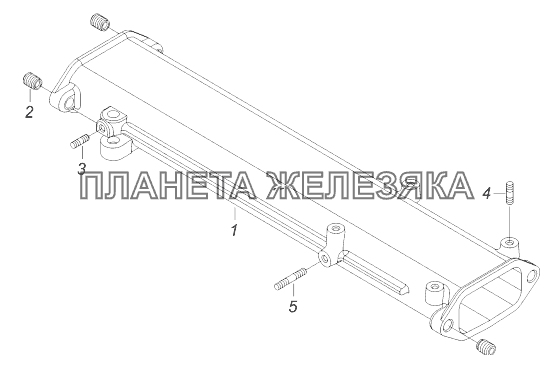 7406.1115122-10 Труба подводящая КамАЗ-43118 (Евро 4)