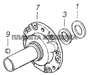 14.1701039 Крышка подшипника первичного вала КамАЗ-43253 (Часть-1)