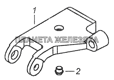 65115-2905535 Кронштейн амортизатора левый КамАЗ-43253 (Часть-1) 65115-2905535 Кронштейн амортизатора левый КамАЗ-43253 (Часть-1)