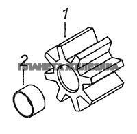 740.1011030-50 Шестерня ведомая масляного насоса КамАЗ-43253 (Часть-1)