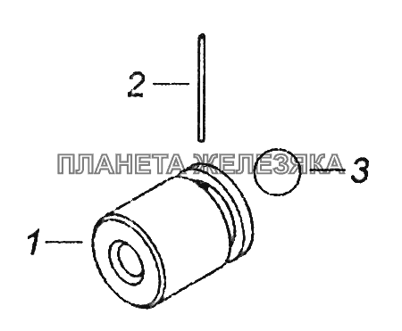 5320-3430220-01 Клапан обратный КамАЗ-43253 (Часть-2)