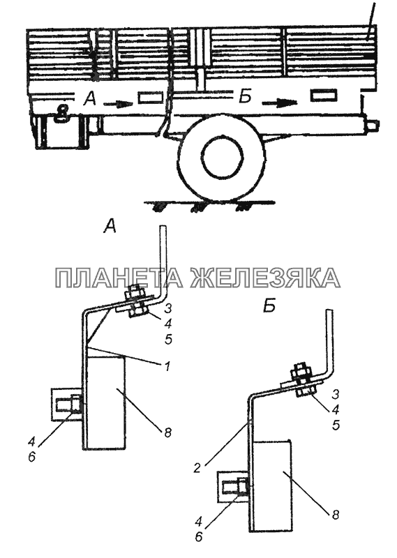 4326-3731001 Установка боковых габаритных фонарей КамАЗ-43253 (Часть-2) 4326-3731001 Установка боковых габаритных фонарей КамАЗ-43253 (Часть-2)