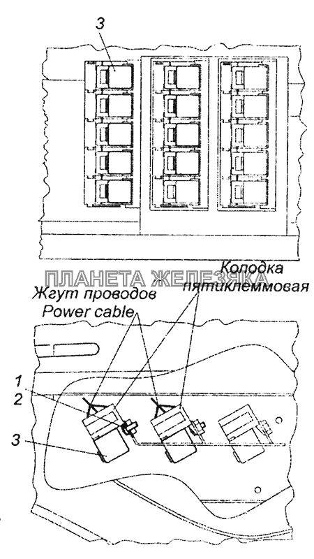 6520-4012002 Установка реле КамАЗ-43253 (Часть-2)