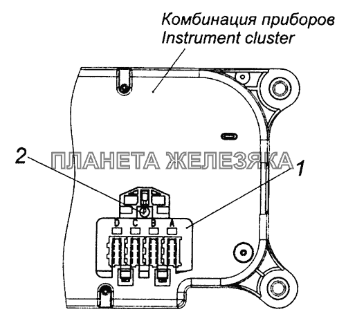 5308-3802001 Пломбировка спидометра КамАЗ-43253, 43255 (Евро-4)