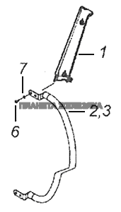 6522-5325160 Установка поручней панели приборов КамАЗ-43253, 43255 (Евро-4)