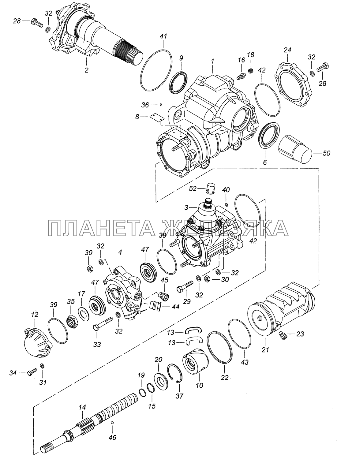4310-3400020 Механизм рулевой КамАЗ-43255 (Евро-3) 4310-3400020 Механизм рулевой КамАЗ-43255 (Евро-3)