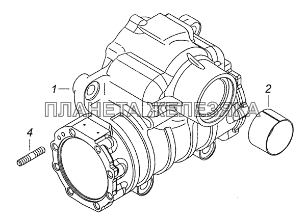 4310-3401010-20 Картер механизма рулевого управления КамАЗ-43255 (Евро-3)