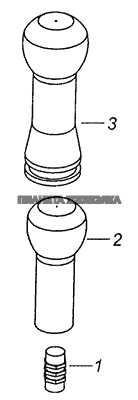 14.1703248-60 Рукоятка рычага переключения передач КамАЗ-43255 (Евро-3)