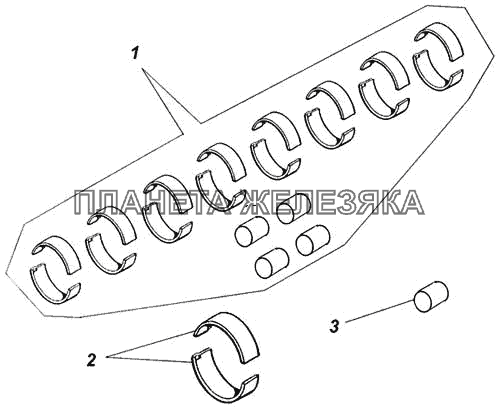 Комплекты для запасных частей КамАЗ-4326