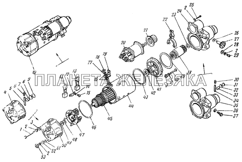 Стартер КамАЗ-4326