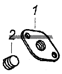 740.1002080 Заглушка водяной полости КамАЗ-43261 (Евро-1, 2)