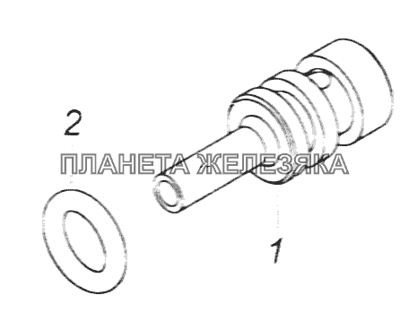 5320-2511066 Шток КамАЗ-43261 (Евро-1, 2)