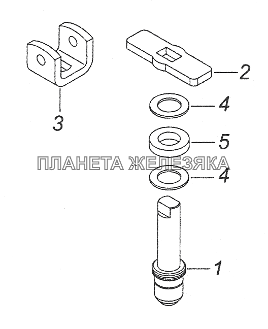 5320-8105015 Пробка крана КамАЗ-43261 (Евро-1, 2)