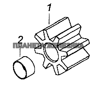 740.1011030-50 Шестерня ведомая масляного насоса КамАЗ-43261 (Евро-1, 2)