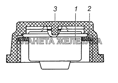 5320-1311060 Пробка расширительного бачка в сборе КамАЗ-4350 (4х4)