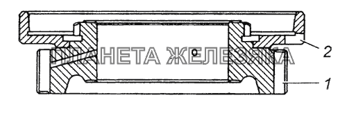 161.1701120 Шестерня второй передачи вторичного вала в сборе КамАЗ-4350 (4х4)