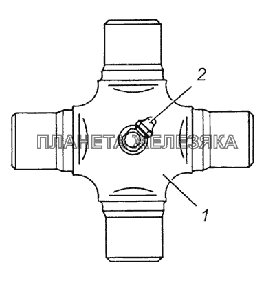 53205-2205026-10 Крестовина карданного вала в сборе КамАЗ-6350 (8х8)