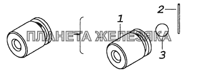 5320-3430220-01 Клапан обратный КамАЗ-5350 (6х6)