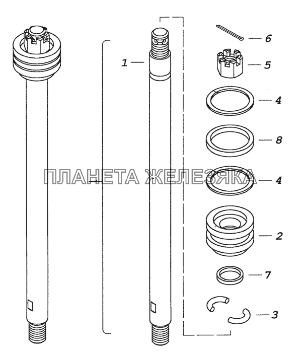 4310-5003038 Поршень КамАЗ-5350 (6х6)