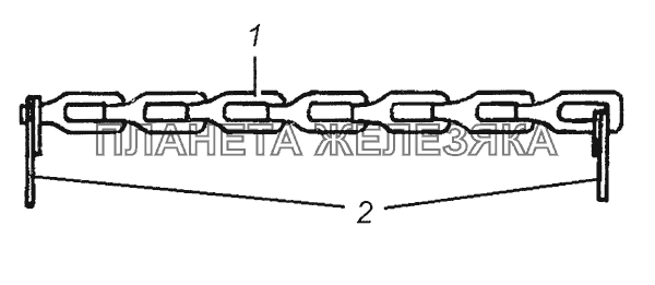 5320-1015160 Цепочка с кольцом в сборе КамАЗ-4350 (4х4)