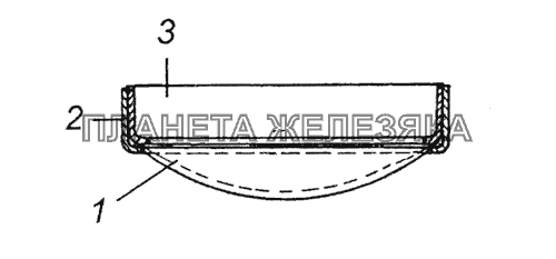 5320-1101087-10 Сетка выдвижной трубы в сборе КамАЗ-5350 (6х6)