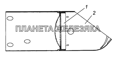 5320-1101090-10 Труба выдвижная топливного бака в сборе КамАЗ-53504 (6х6)