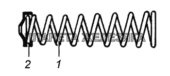 5320-1602518 Пружина главного цилиндра управления сцеплением в сборе КамАЗ-43501 (4х4)