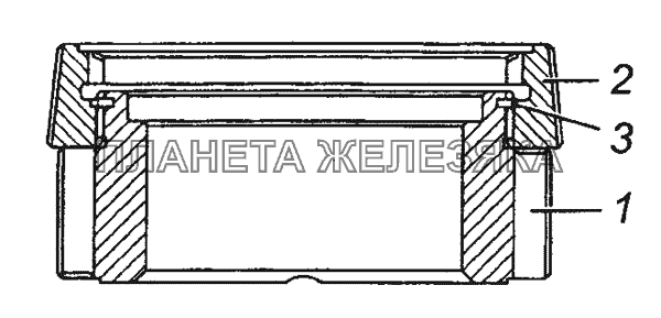 161.1701114 Шестерня четвертой передачи вторичного вала в сборе КамАЗ-53501 (6х6)