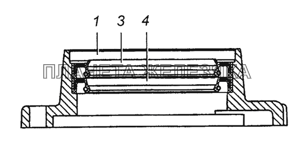65111-1802212 Крышка заднего подшипника привода заднего моста в сборе КамАЗ-43501 (4х4)