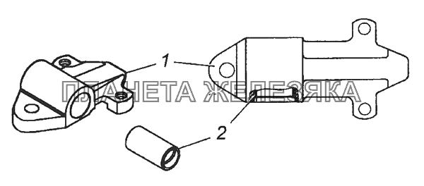 4925-2912020 Ушко с втулкой КамАЗ-6450 8х8