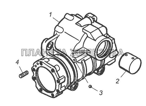4310-3401010 Картер механизма рулевого управления КамАЗ-43501 (4х4)