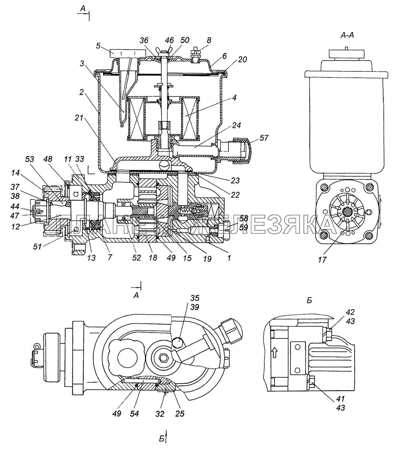 4310-3407200-01 Насос рулевого усилителя КамАЗ-43502 (Евро 4)