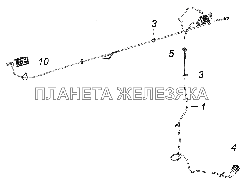 5308-3741001 Установка электрооборудования подогревателя КамАЗ-43502 (Евро 4)