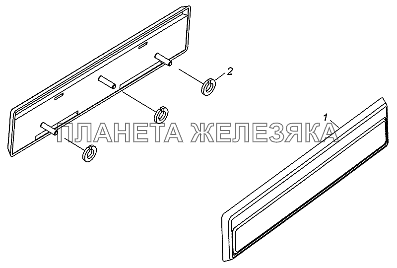 43502-8212008-02 Установка заводских боковых знаков КамАЗ-43502 (Евро 4)