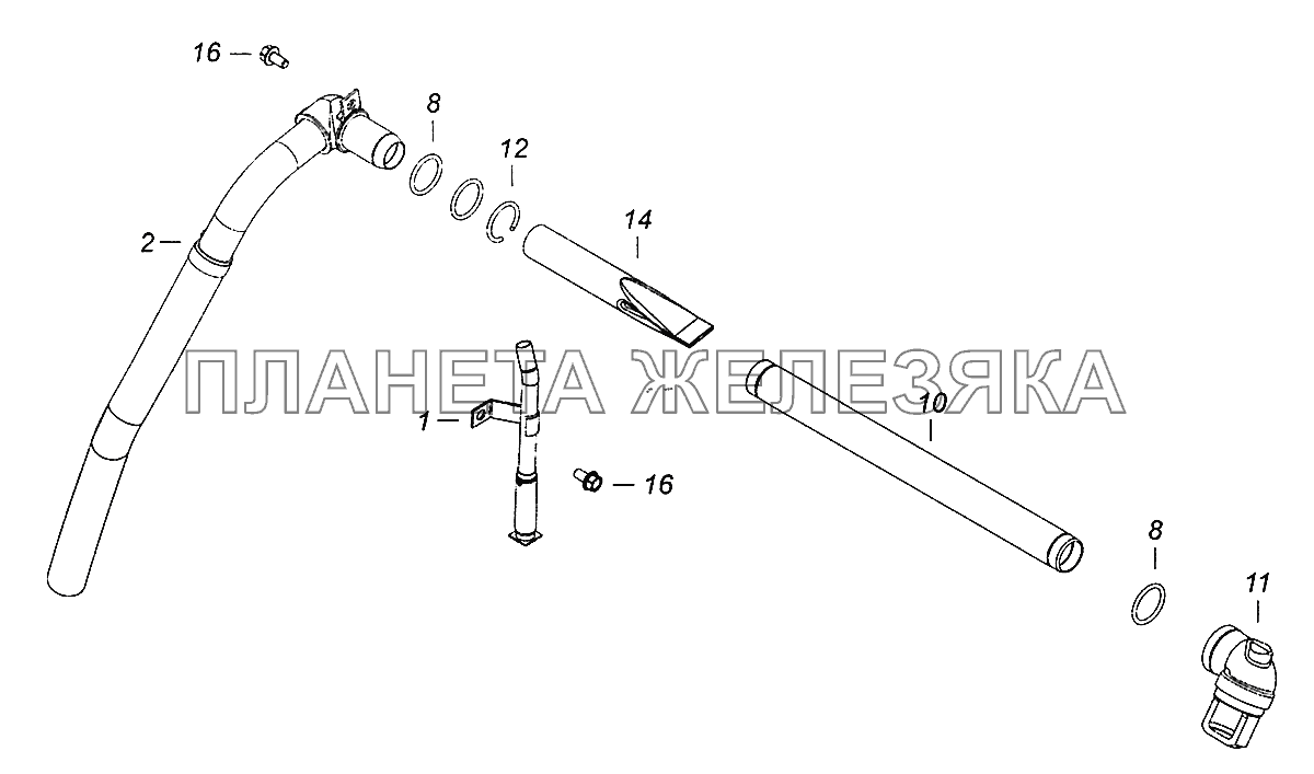 740.63-1014100 Установка системы вентиляции КамАЗ-43502 (Евро 4)