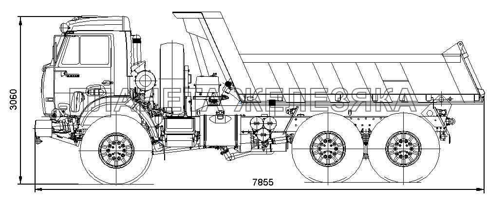 Автомобиль-самосвал без спального места КАМАЗ-45141-0000010-01 КамАЗ-45141