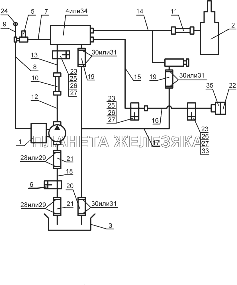 45143-8600003 СПГ Опрокидывающее устройство КамАЗ-45143