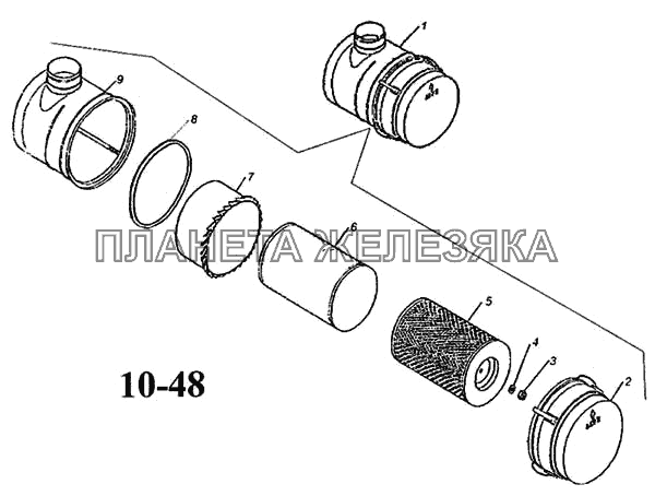 Фильтр воздушный в сборе КамАЗ-5297