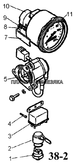 Выключатель и спидометр КамАЗ-5297