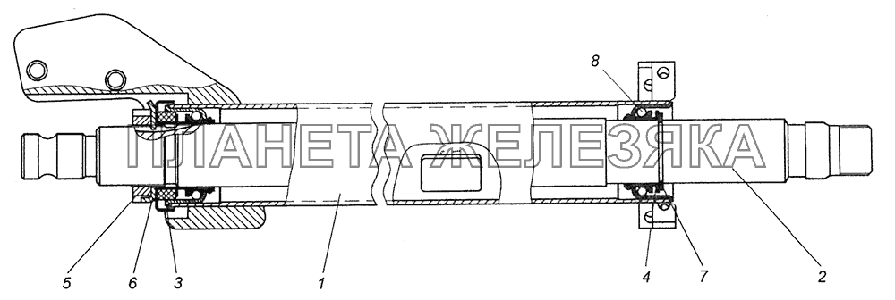 6520-3444010-19 Колонка рулевого управления Шасси КамАЗ-5297