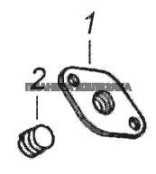 740.1002080 Заглушка водяной полости Шасси КамАЗ-5297