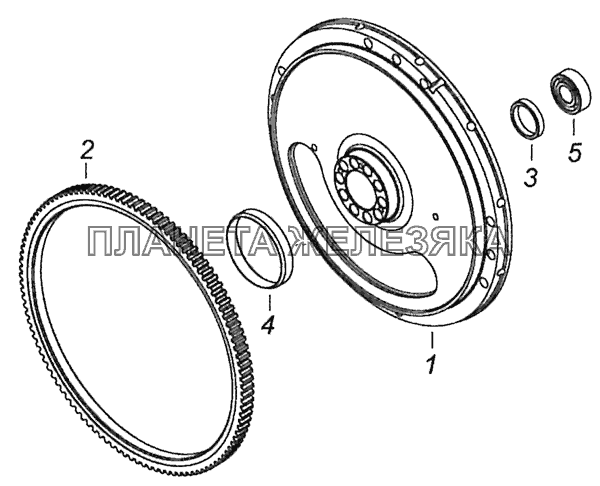 740.50-1005115-10 Маховик Шасси КамАЗ-5297