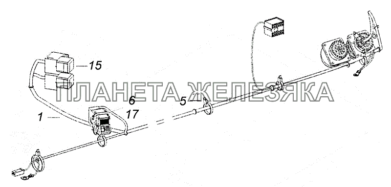 65115-3741016-70 Установка электрооборудования системы подогрева топлива на панели приборов КамАЗ-5308 (Евро 4) 65115-3741016-70 Установка электрооборудования системы подогрева топлива на панели приборов КамАЗ-5308 (Евро 4)
