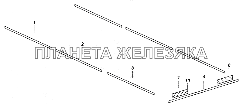 5308-8500005-10 Установка световозвращающей маркировки на платформе КамАЗ-5308 (Евро 4) 5308-8500005-10 Установка световозвращающей маркировки на платформе КамАЗ-5308 (Евро 4)