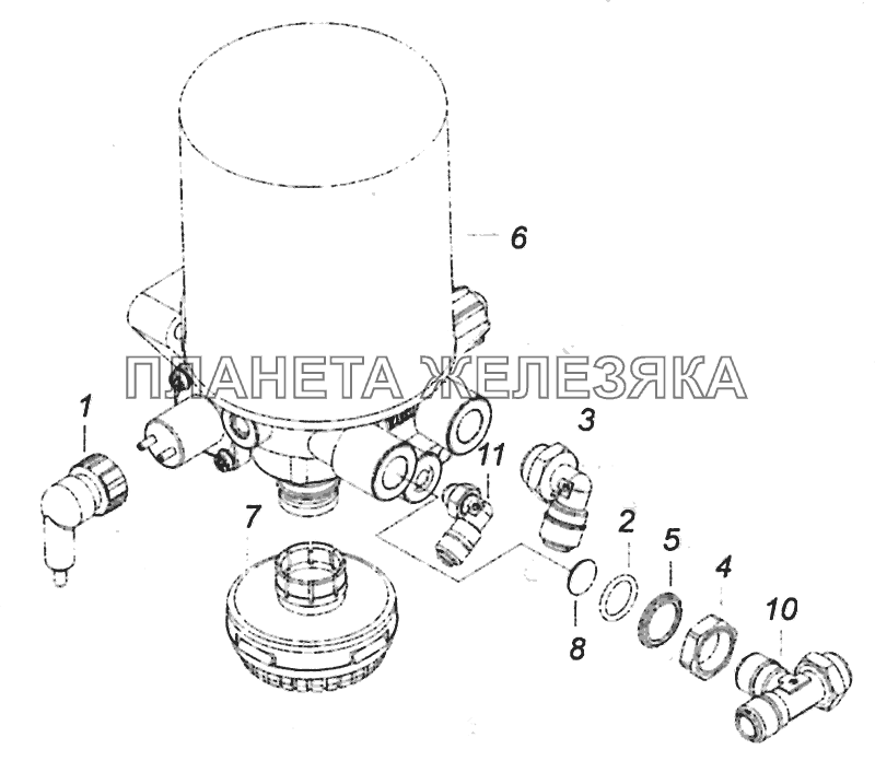 5308-3500011-06, 5308-3500011-02, 5308-3500011-07, 5308-3500011-09 Установка осушителя КамАЗ-5308 (Евро 4) 5308-3500011-06, 5308-3500011-02, 5308-3500011-07, 5308-3500011-09 Установка осушителя КамАЗ-5308 (Евро 4)