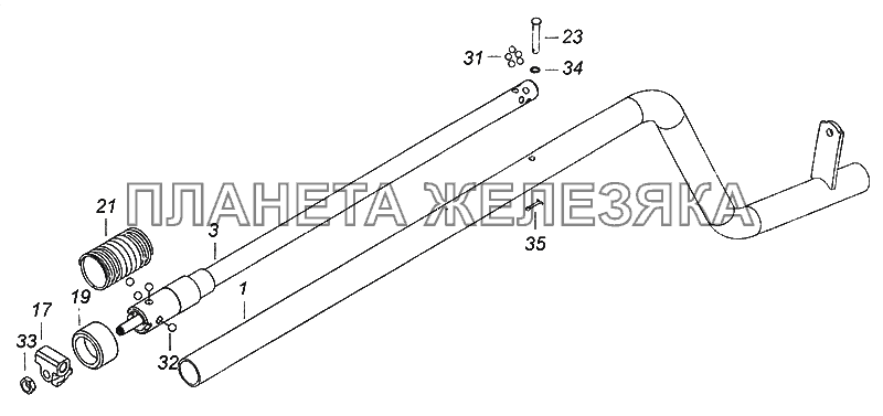 43085-1703325 Тяга КамАЗ-5308 (Евро 3)